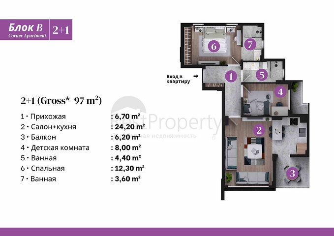 Инвестиционный проект в районе Алтынташ - Анталия