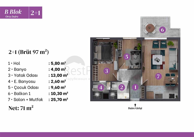 Инвестиционный проект в районе Алтынташ - Анталия