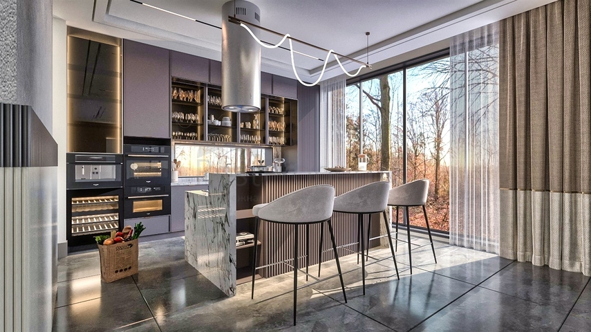 Вилла планировки 4+1 в районе Дошемеалты - Анталия