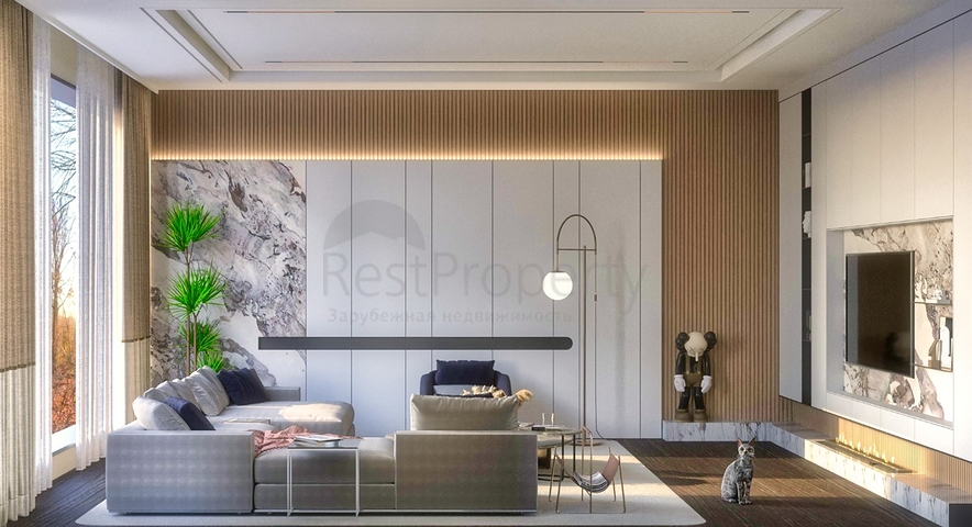 Вилла планировки 4+1 в районе Дошемеалты - Анталия