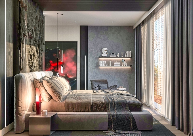 Вилла планировки 4+1 в районе Дошемеалты - Анталия