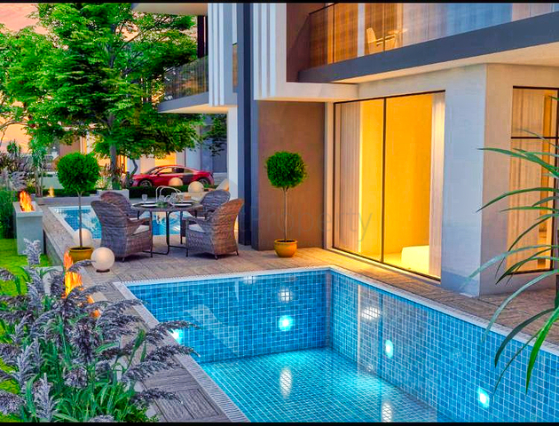 Вилла планировки 4+1 в районе Дошемеалты - Анталия