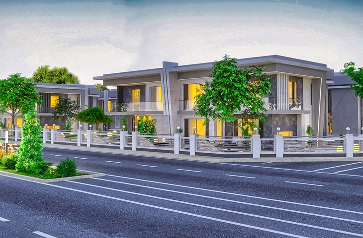 Вилла планировки 4+1 в районе Дошемеалты - Анталия