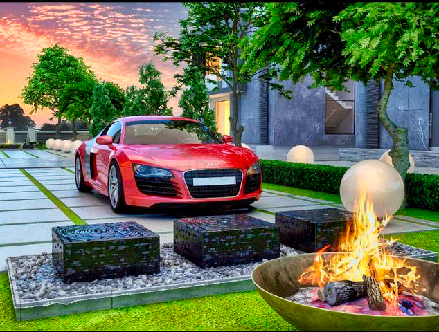 Вилла планировки 4+1 в районе Дошемеалты - Анталия