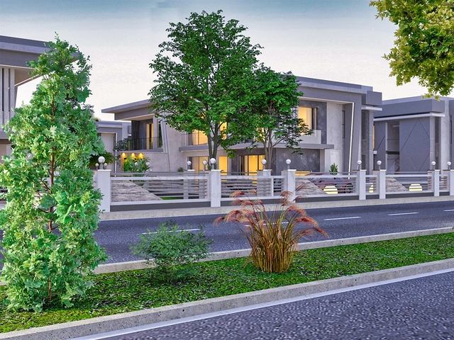 Вилла планировки 4+1 в районе Дошемеалты - Анталия