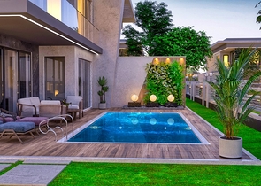 Вилла планировки 4+1 в районе Дошемеалты - Анталия