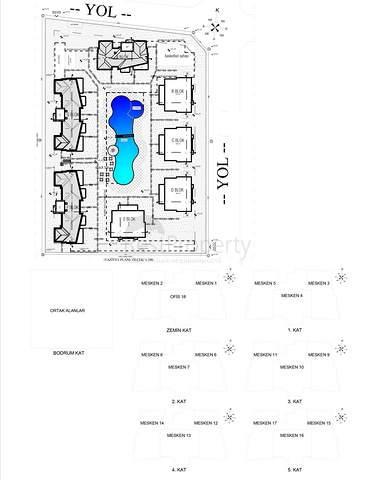 Инвестиционный проект в районе Алтынташ - Анталия 