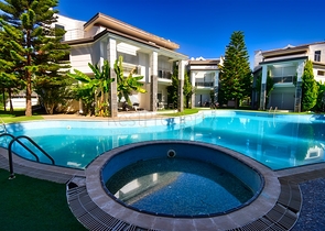 Виллы планировки 4+1 в микрорайоне Гюзельоба - Анталия