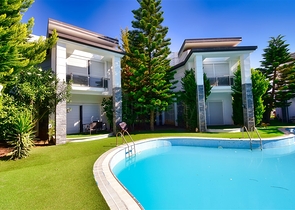 Виллы планировки 4+1 в микрорайоне Гюзельоба - Анталия