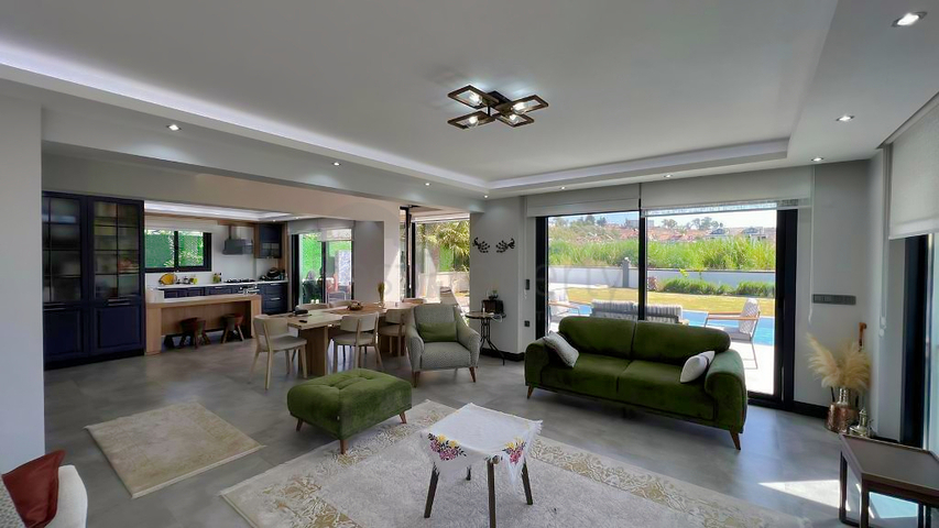 Вилла планировки 4+1 в районе Фетхие - Анталия