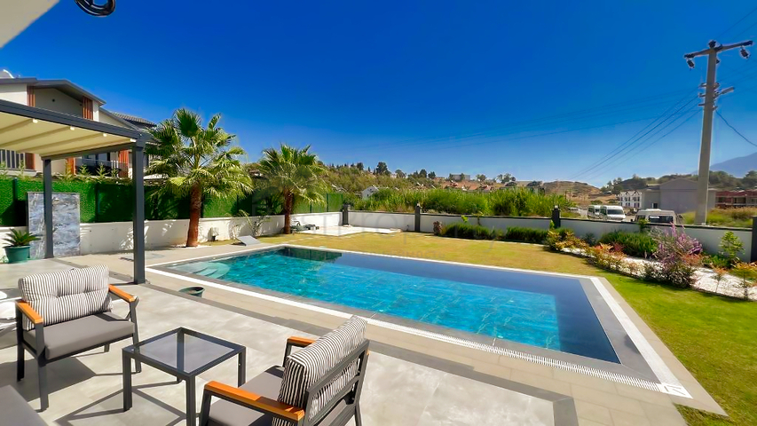 Вилла планировки 4+1 в районе Фетхие - Анталия