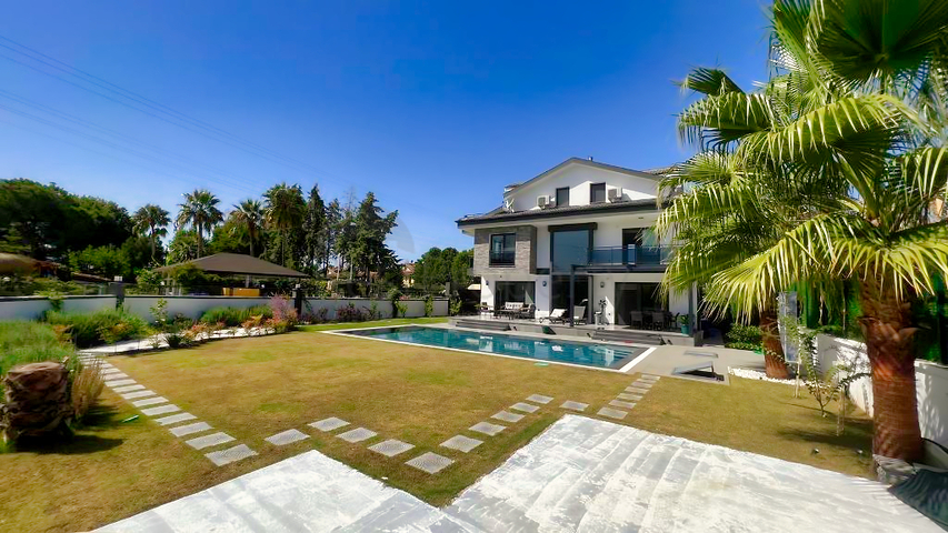 Вилла планировки 4+1 в районе Фетхие - Анталия