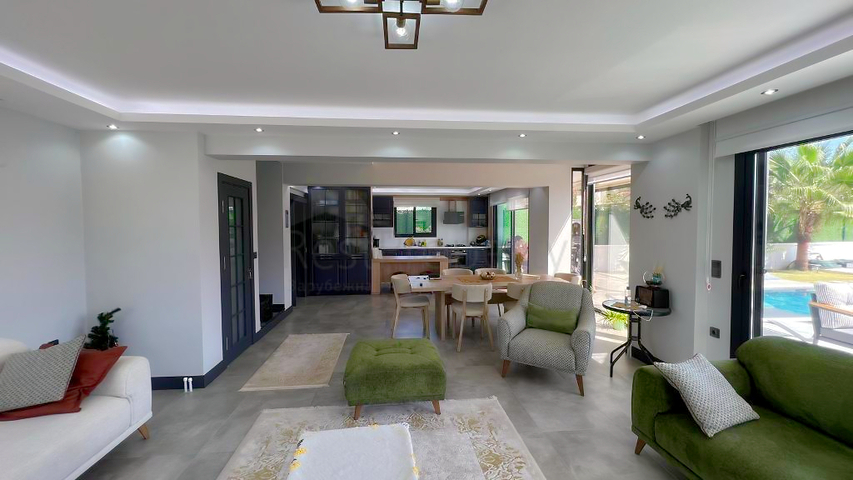 Вилла планировки 4+1 в районе Фетхие - Анталия