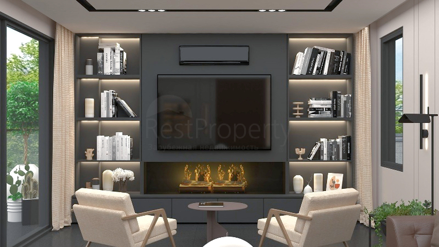 Вилла планировки 4+1 в районе Фетхие - Анталия 