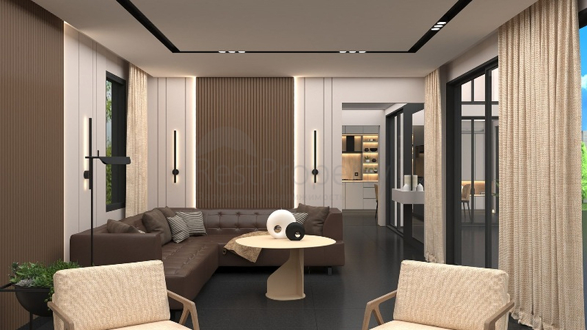 Вилла планировки 4+1 в районе Фетхие - Анталия 