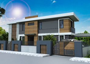 Вилла планировки 4+1 в районе Фетхие - Анталия 