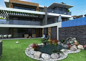 Вилла планировки 4+1 в районе Фетхие - Анталия 