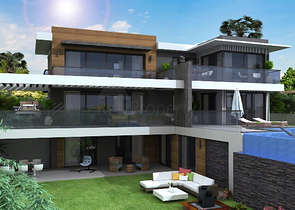 Вилла планировки 4+1 в районе Фетхие - Анталия 