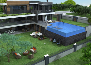 Вилла планировки 4+1 в районе Фетхие - Анталия 