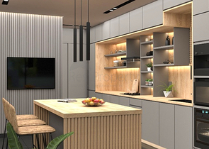 Вилла планировки 4+1 в районе Фетхие - Анталия 