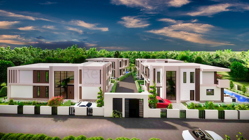 Инвестиционный проект виллы планировки 4+1 в районе Дошемеалты - Анталия 