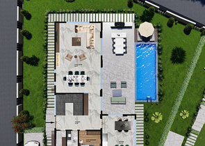 Инвестиционный проект виллы планировки 4+1 в районе Дошемеалты - Анталия 