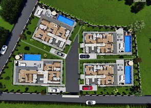 Инвестиционный проект виллы планировки 4+1 в районе Дошемеалты - Анталия 