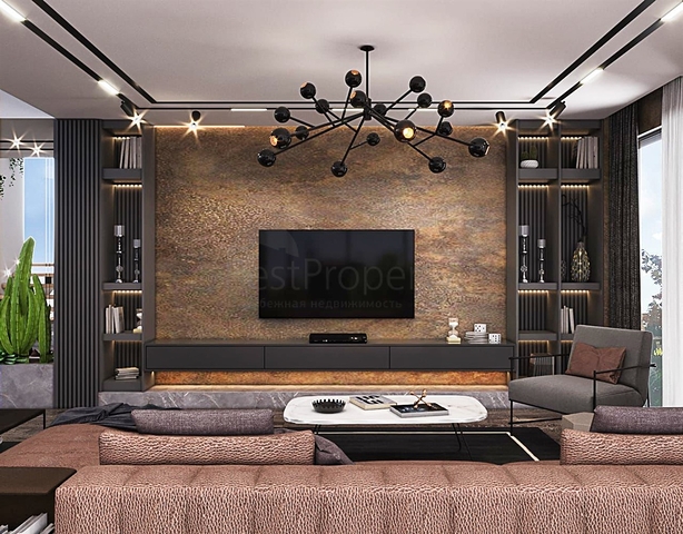 Вилла планировки 4+1 в районе Дошемеалты - Анталия