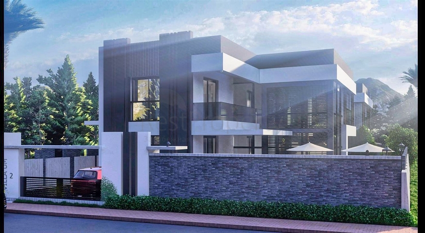 Вилла планировки 4+1 в районе Дошемеалты - Анталия