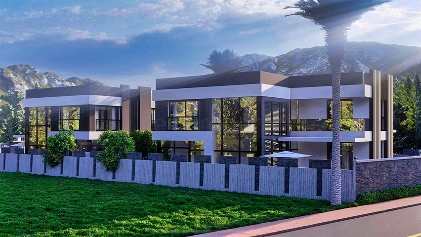 Вилла планировки 4+1 в районе Дошемеалты - Анталия