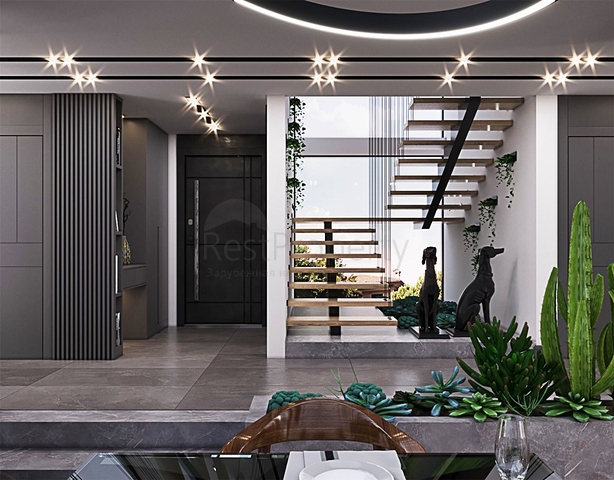 Вилла планировки 4+1 в районе Дошемеалты - Анталия