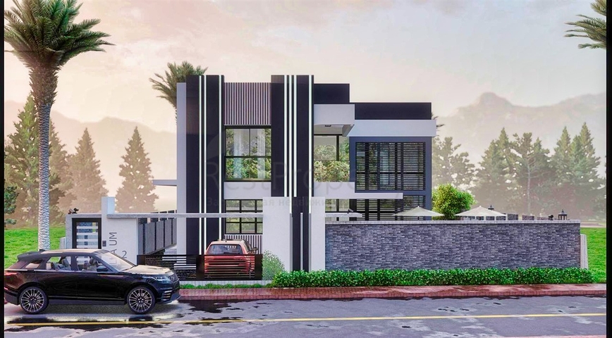 Вилла планировки 4+1 в районе Дошемеалты - Анталия