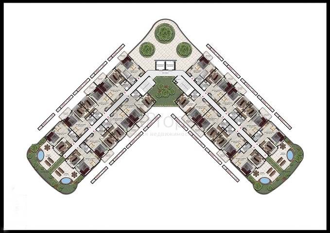 Инвестиционный проект в микрорайоне Алтынташ - Анталия