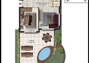 Инвестиционный проект в микрорайоне Алтынташ - Анталия