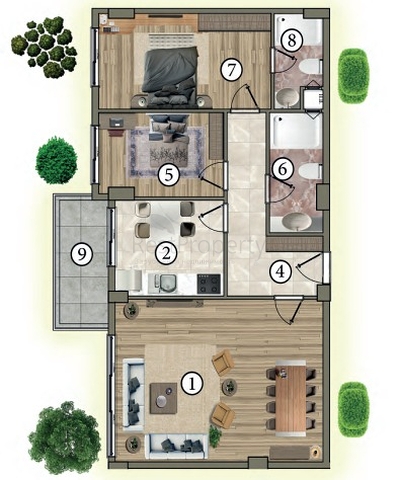 Инвестиционный проект в районе Кепез - Анталия