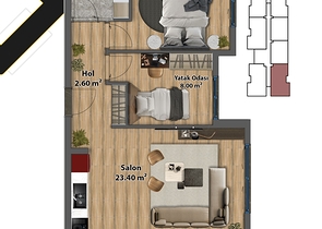 Инвестиционный проект в районе Алтынташ - Анталия
