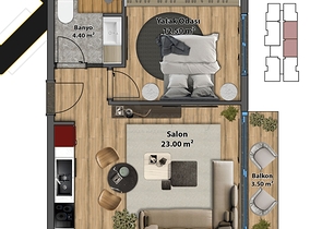 Инвестиционный проект в районе Алтынташ - Анталия