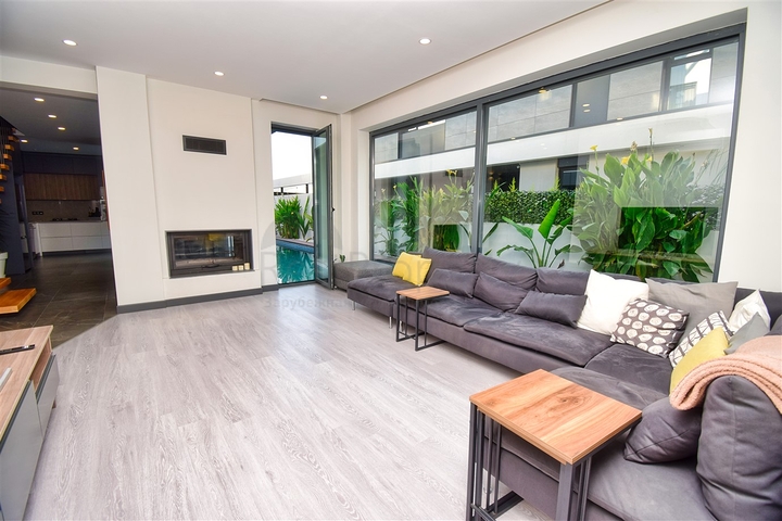 Вилла планировки 4+1 в районе Эрменек - Анталия