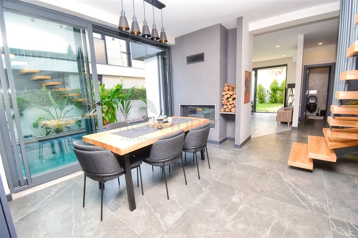 Вилла планировки 4+1 в районе Эрменек - Анталия