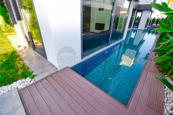 Вилла планировки 4+1 в районе Эрменек - Анталия