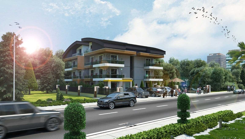 Квартира планировки 1+1 в районе Белек - Анталия 