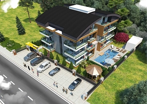 Квартира планировки 1+1 в районе Белек - Анталия 