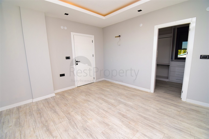 Вилла планировки 4+1 в районе Кепез - Анталия