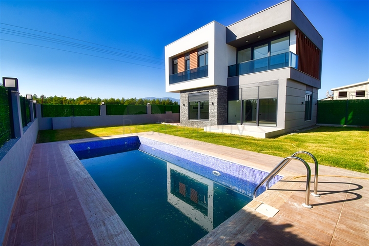 Вилла планировки 4+1 в районе Кепез - Анталия