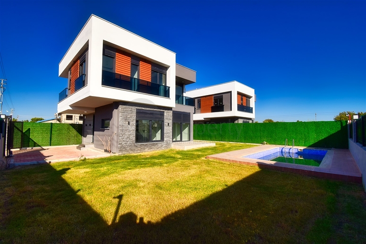 Вилла планировки 4+1 в районе Кепез - Анталия