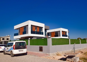 Вилла планировки 4+1 в районе Кепез - Анталия