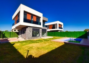 Вилла планировки 4+1 в районе Кепез - Анталия