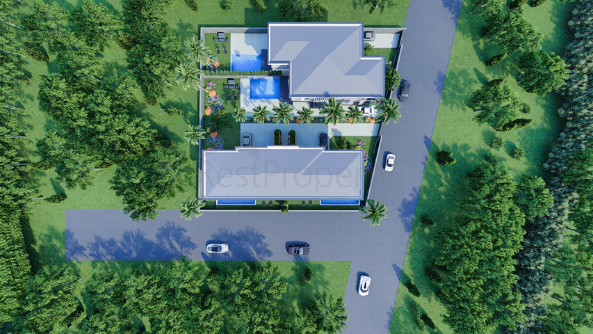 Виллы планировки 4+2 в районе Дошемеалты - Анталия 