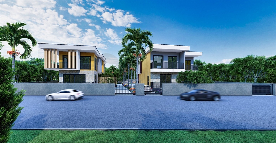 Виллы планировки 4+2 в районе Дошемеалты - Анталия 