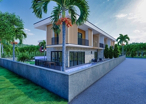 Виллы планировки 4+2 в районе Дошемеалты - Анталия 